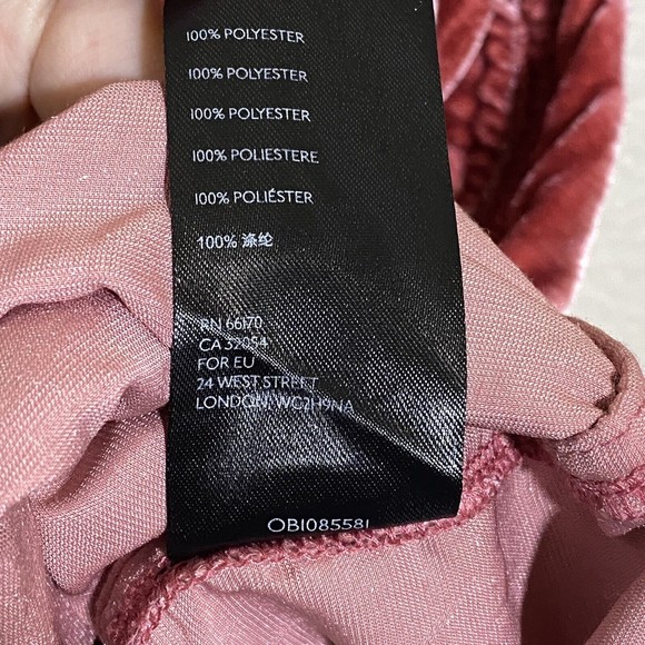 Free People Womens Dress Size Small Ivy Velvet Mini Vneck - Picture 11 of 11